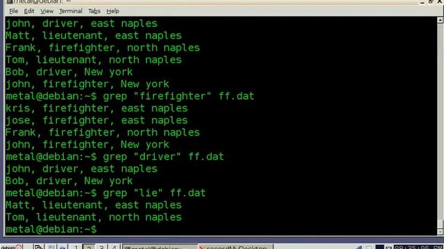 BASH grep and cut commands смотреть онлайн