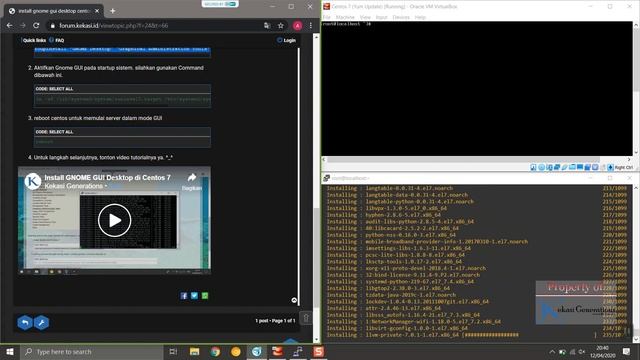 cara Install GUI (GNOME) di Centos 7 смотреть онлайн
