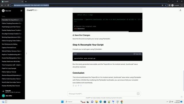 PyInstaller with Python 3 10 0b4 ImportError No module named bootlocale смотреть онлайн