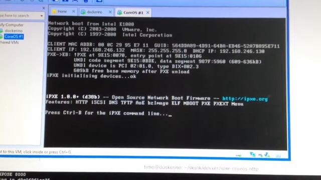 iPXE CoreOS boot смотреть онлайн