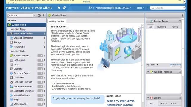 LAB-4 configuration vmware vcenter server, LAB-5 VMWARE VSPHERE WEB CLIENT, смотреть онлайн
