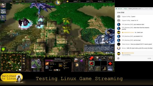 Testing Linux Video Games on Live Stream смотреть онлайн