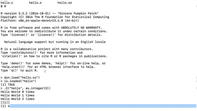 Using C/C++ in R: R CMD SHLIB & Rcpp смотреть онлайн