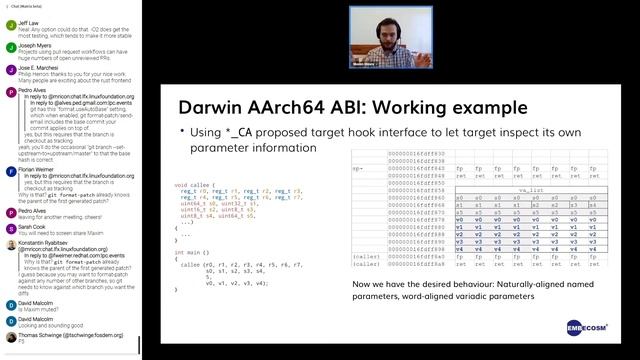 GCC support for the Darwin AArch64 ABI - Maxim Blinov/Andrew Burgess/Iain Sandoe смотреть онлайн