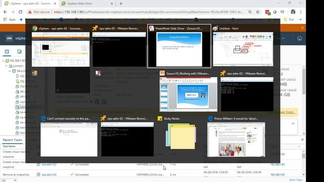 VMware Tutorial for Beginners | Session 10 Working with VMware Snapshots demo Linux password reset смотреть онлайн