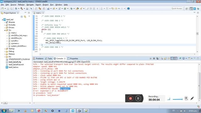 Configurar bluepill con cs32f103 para debug en STM32CubeIDE смотреть онлайн