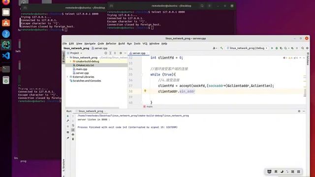C++简易TCP服务器实现 смотреть онлайн