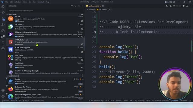 Vs Code Extensions | VS Code Best Plugins | Best extensions for vs code | latest vs code extensions смотреть онлайн