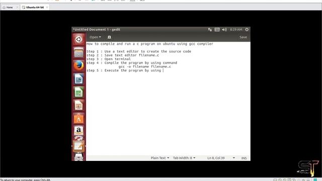 How to compile and run c program on ubuntu using gcc compiler смотреть онлайн
