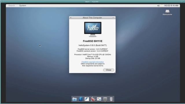 HelloSystem Based on FreeBSD | Simplicity, Elegance & Usability смотреть онлайн