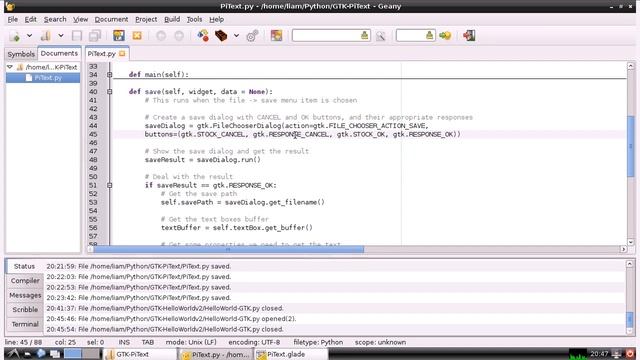 A Simple Text Editor - PiText смотреть онлайн