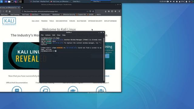 how to solve window half screen problem in Kali Linux смотреть онлайн