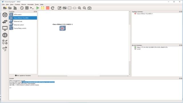 Configuring GNS3 appliances смотреть онлайн