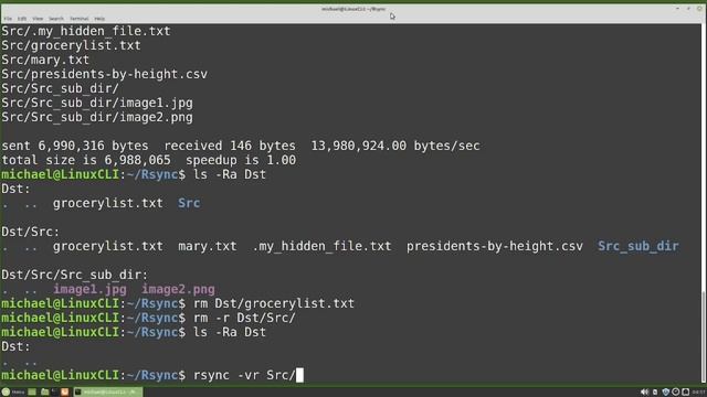 Linux Command Line (51) rsync pt 1 смотреть онлайн