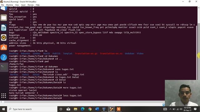 Belajar Perintah Dasar Linux || Perintah Linux-Ubuntu смотреть онлайн