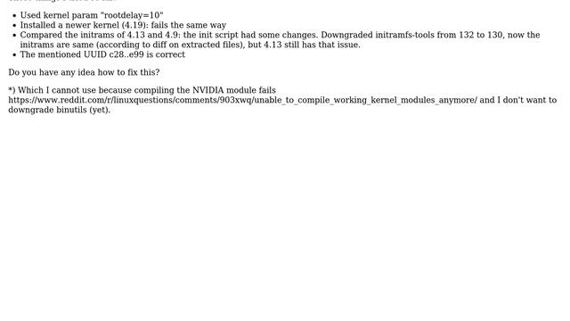 Unix & Linux: Debian mdadm: No devices listed in conf file were found смотреть онлайн