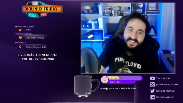 VOCÊ NÃO DEVERIA FAZER ISSO - DIOLINUX FRIDAY SHOW смотреть онлайн