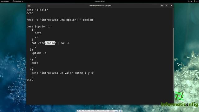 Curso de Linux desde cero para principiantes | SHELLSCRIPT: CASE (video 55) смотреть онлайн