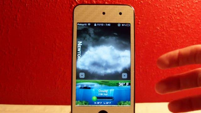 Weather Elements Lockscreen for iPod Touch, iPhone and iPad! (iOS 4.x) смотреть онлайн