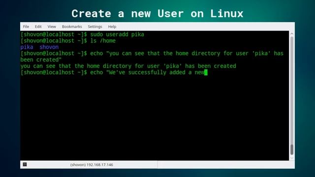 Create a New User on Linux смотреть онлайн
