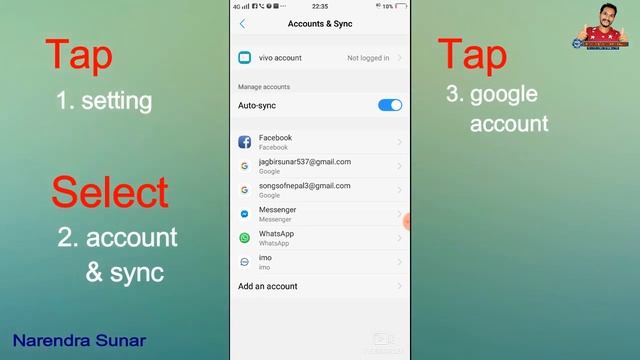 How To Remove Google Account On Your Android Phone || Day-9 Video In Nepali || By Narendra Sunar смотреть онлайн