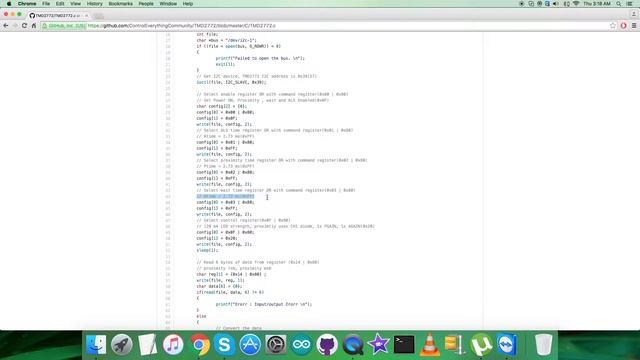 BeagleBone Black TMD2772 Digital Ambient Light and Proximity Sensor 'C' Code Tutorial смотреть онлайн