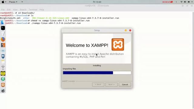installing Xampp in Kali Linux 2019.3 смотреть онлайн