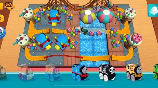 Thomas & Friends Minis!  🚂 *THE BIRTHDAY PARTY* Play as BEACH EMILY 🏖️
