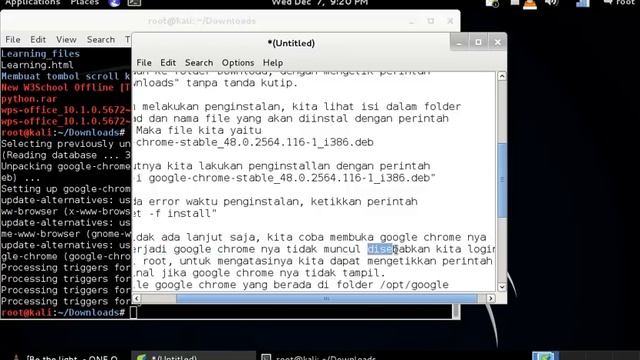 Cara Menginstall Google Chrome Di Kali Linux смотреть онлайн