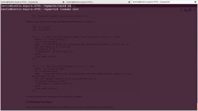 ROS Building a package смотреть онлайн