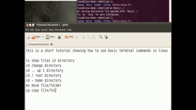basic linux commands смотреть онлайн