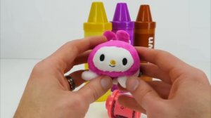 Цветные карандаши - внутри игрушки