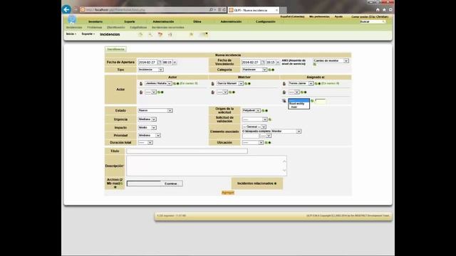 PERSONALIZACIÓN DE GLPI Y GESTIÓN DE INCIDENCIAS смотреть онлайн