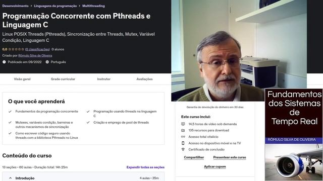 Programação Concorrente com Pthreads e Linguagem C смотреть онлайн