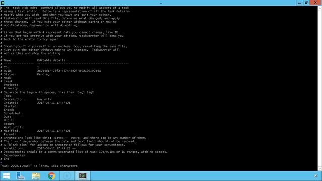Taskwarrior Lesson 02: Configuration and Edit Tasks смотреть онлайн