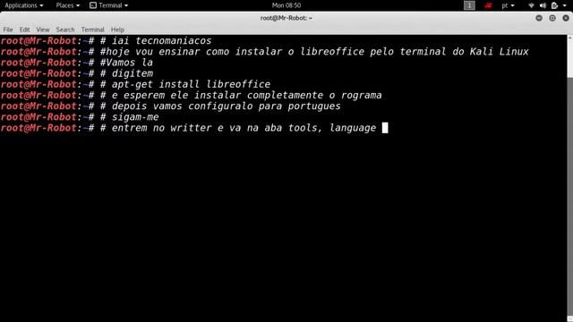 Como instalar o Libreoffice no Kali Linux смотреть онлайн