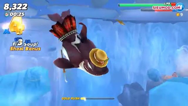 Trải nghiệm phiên bản Hungry Shark World Hack tiền cho Android, iOS смотреть онлайн