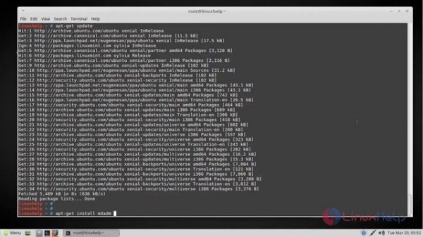 How to install Mdadm on Linux Mint 18.3