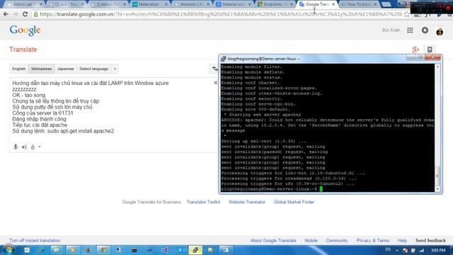Create Linux server and install LAMP in Window Azure смотреть онлайн