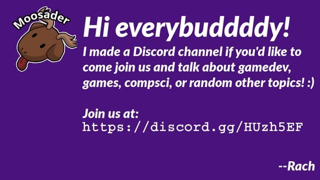 Come join the Moosader Discord! :D смотреть онлайн
