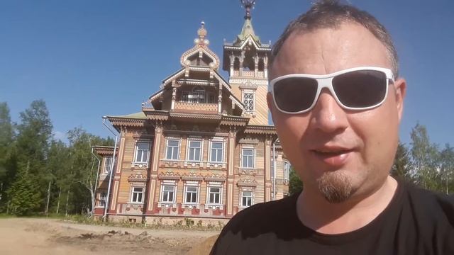 Посетили терем в Асташово, Костромская обл, Чухломской р-н. Красота! смотреть онлайн
