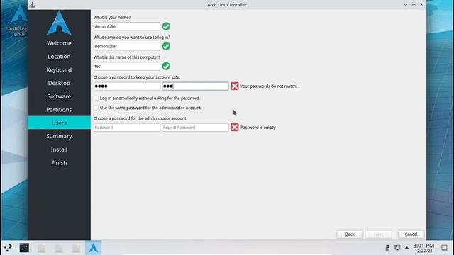 Arch Linux GUI Net Installer Beta ISO смотреть онлайн