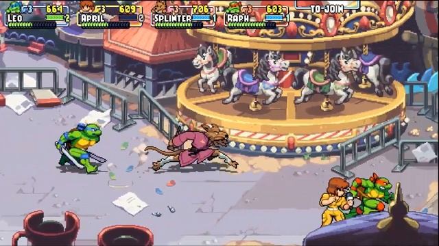 Teenage Mutant Ninja Turtles Shredder's Revenge : 4 - 5 Players Gameplay Walkthrough FULL GAME смотреть онлайн