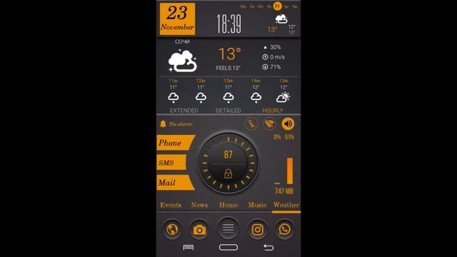 Theme DarkOrange for Total Launcher смотреть онлайн
