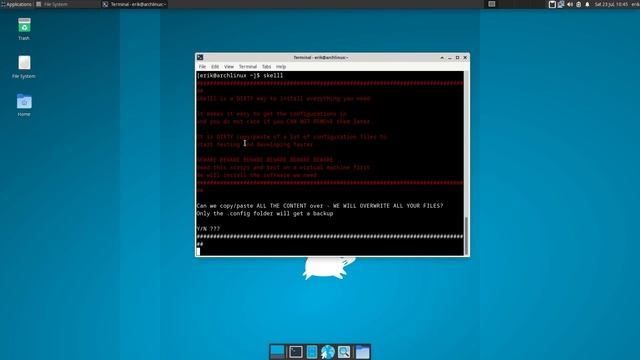 ArcoLinux : 2971 ATT - Dirty solution to have a nice look on Arch Linux 4/4 смотреть онлайн