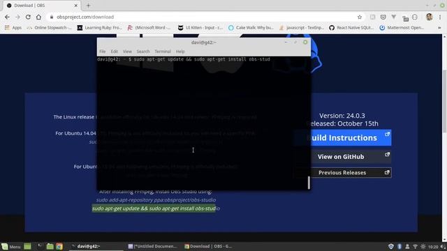 Fix error Installing OBS Studio on Linux Mint смотреть онлайн