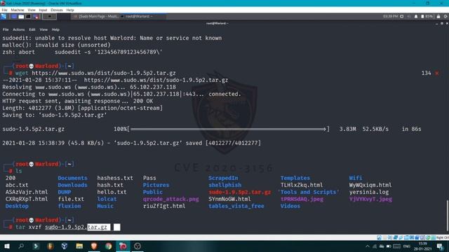 # How to patch #CVE-2021-3156 #sudo #BufferOverflow смотреть онлайн