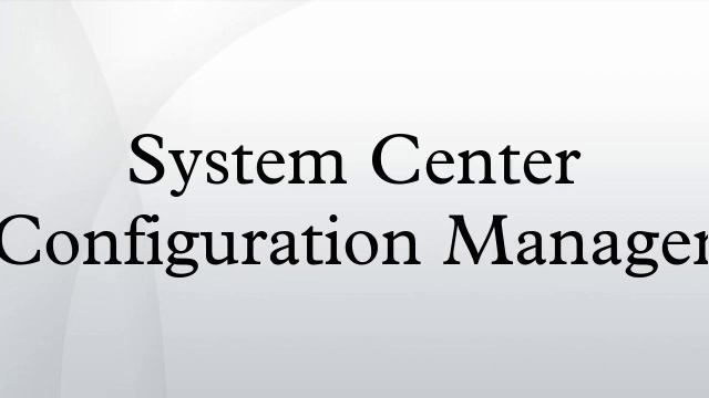 System Center Configuration Manager смотреть онлайн