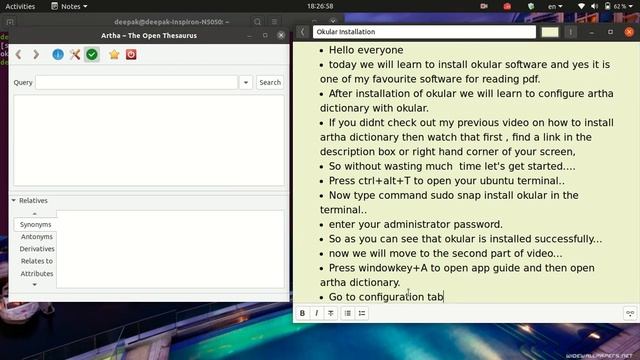 2.HOW TO INSTALL OKULAR IN UBUNTU 20.04 || BEST PDF READER IN UBUNTU 20.04 смотреть онлайн