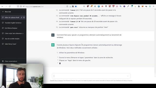 Exemples d'utilisation de ChatGPT : youtube, programmation, automatisation + alternative open sourc смотреть онлайн